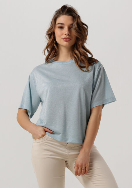 Lichtblauwe MOS MOSH T-shirt KIT SS TEE - large