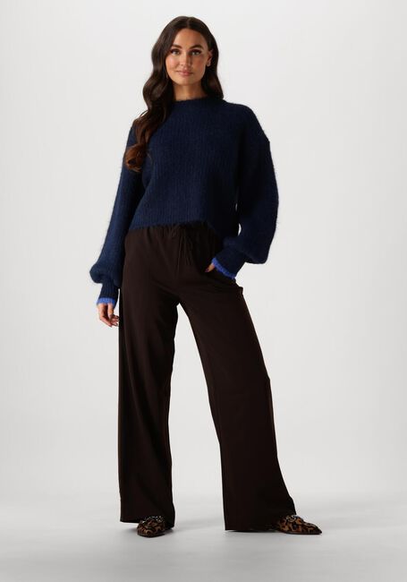 Donkerblauwe CO'COUTURE Truien/vesten CORALEE CROP KNIT - large