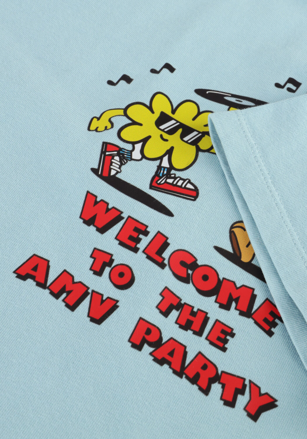 AMERICAN VINTAGE T-shirt FIZVALLEY Bleu clair - large