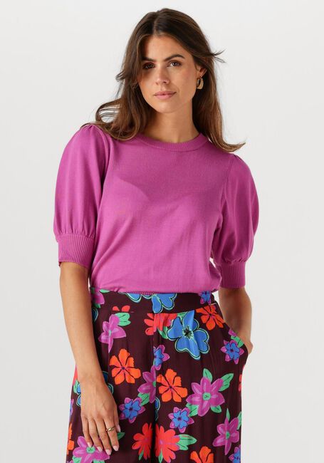 Paarse MINUS Trui LIVA KNIT TEE - large