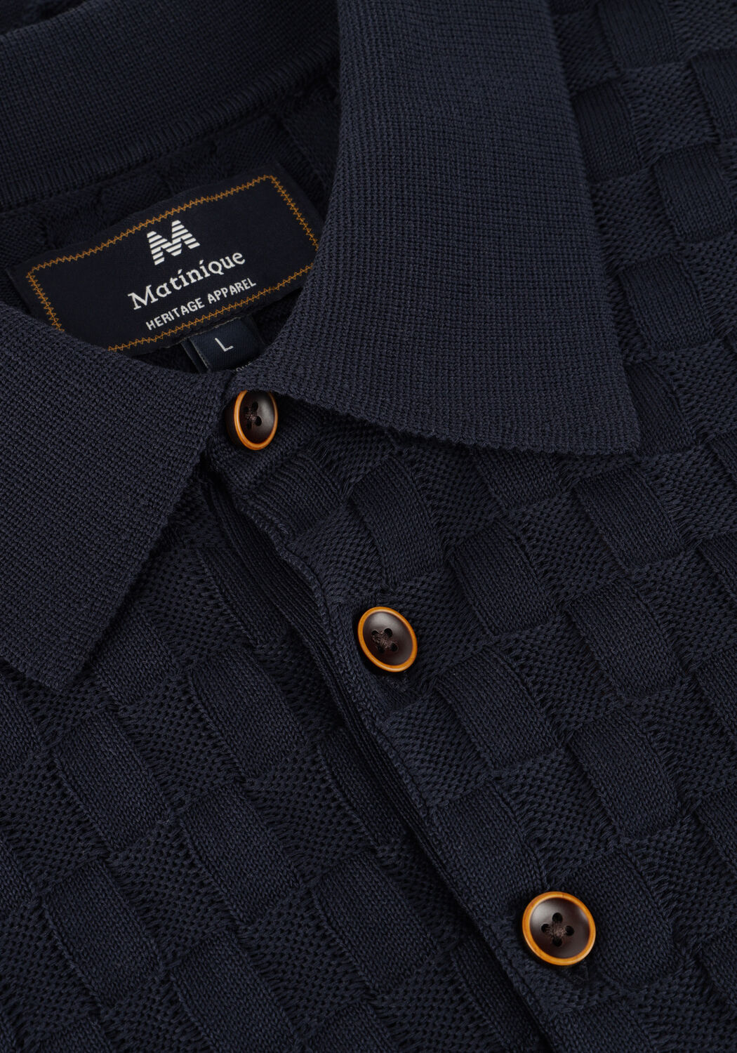 MATINIQUE Polo MAPOLO BB HERITAGE Bleu fonc&eacute; - large