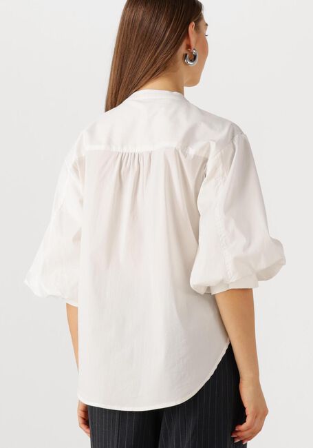 Witte SUMMUM  BLOUSE COTTON STRETCH - large