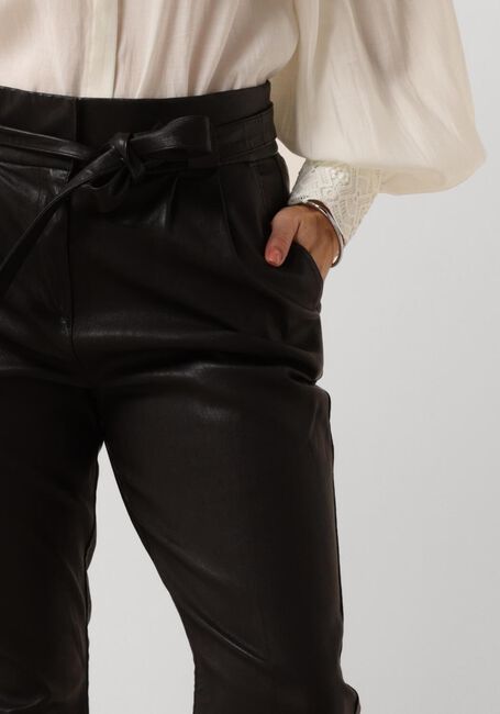 IBANA Pantalon PAULA STRETCH LEATHER en noir - large