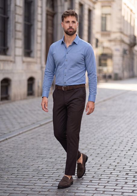 DESOTO Chemise d&eacute;contract&eacute; CASUAL KENT 1/1 en bleu - large