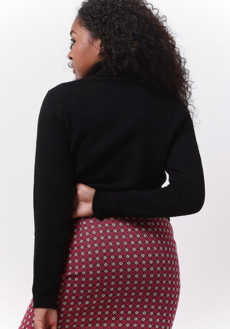 LIU JO Col roul&eacute; MAGLIA CHIUSA M/L LJ LOGO GLAM en noir - large