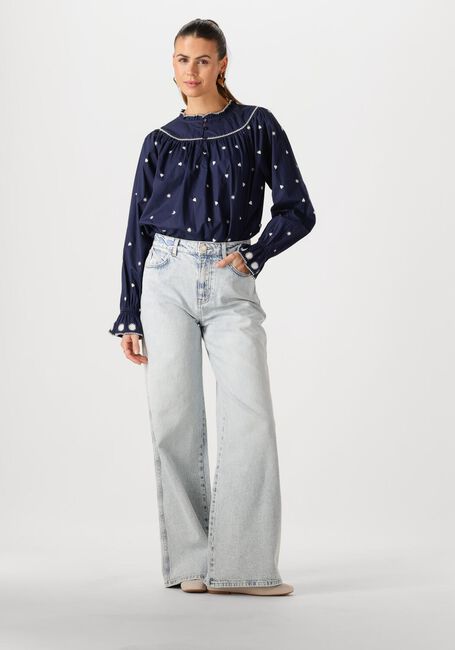 Lichtblauwe FABIENNE CHAPOT Wide jeans ALEX WIDE LEG JEANS - large