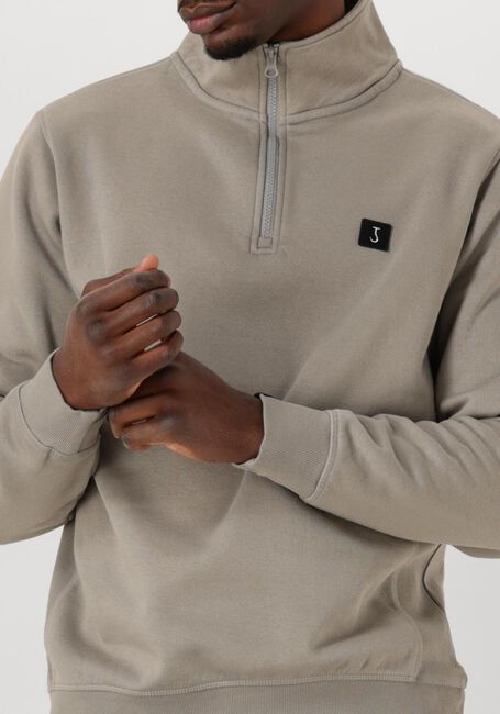 BUTCHER OF BLUE Chandail ARMY HALF ZIP en gris - large