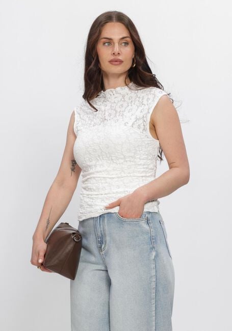 OBJECT Haut OBJREMI S/L RE TOP en blanc - large