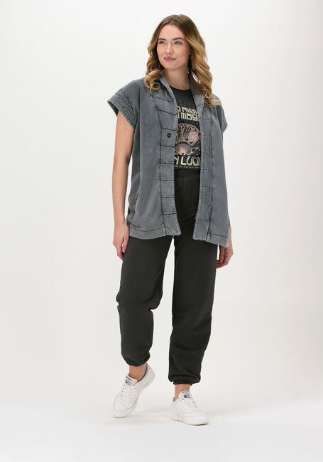 Grijze COLOURFUL REBEL T-shirt BORN LUCKY GLITTER CLASSIC TEE - large