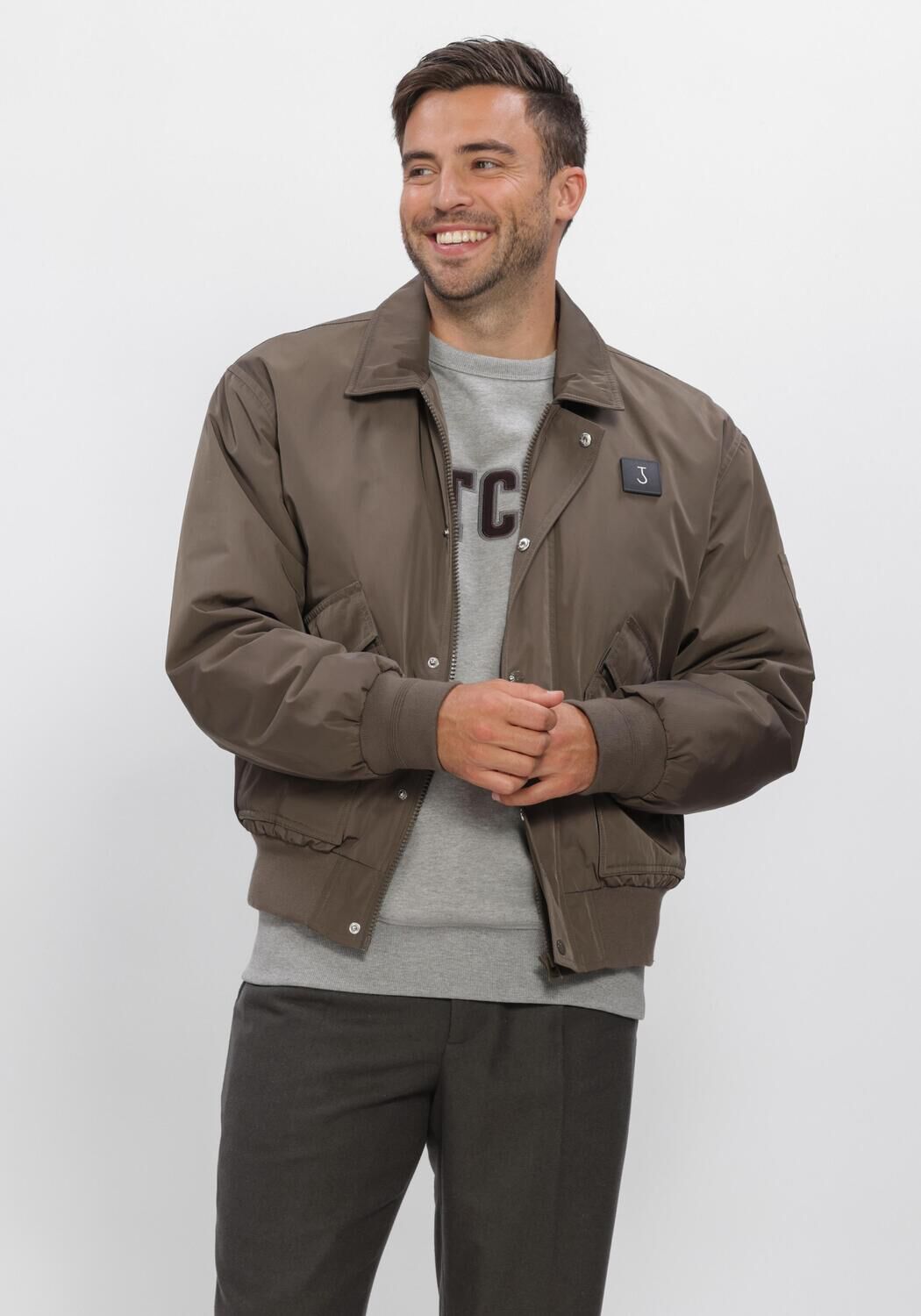 Taupe BUTCHER OF BLUE Jack CARLOS LOOSE FLIGHT BOMBER - large