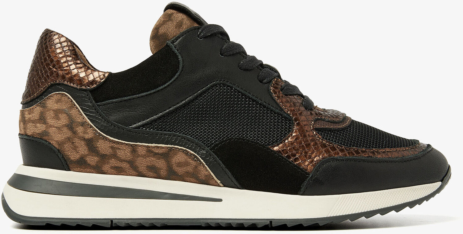 Zwarte VIA VAI Sneakers NORA SOOTH