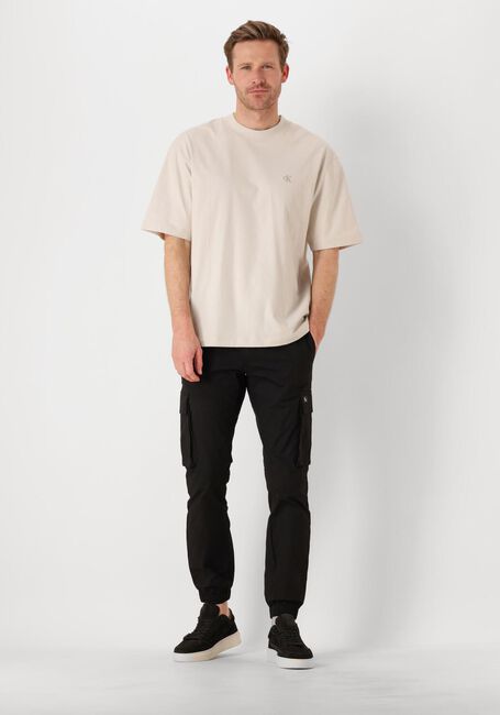 Zand CALVIN KLEIN T-shirt HEAVY RELAXED TEE - large