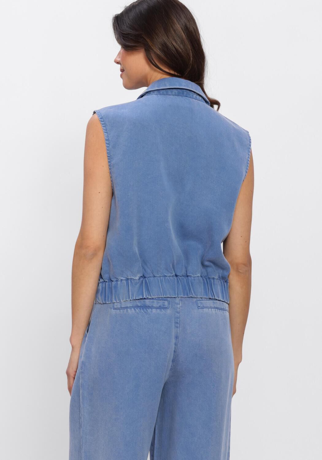 FREEBIRD DNM-TENCELL-26-1 Blazers en bleu - large