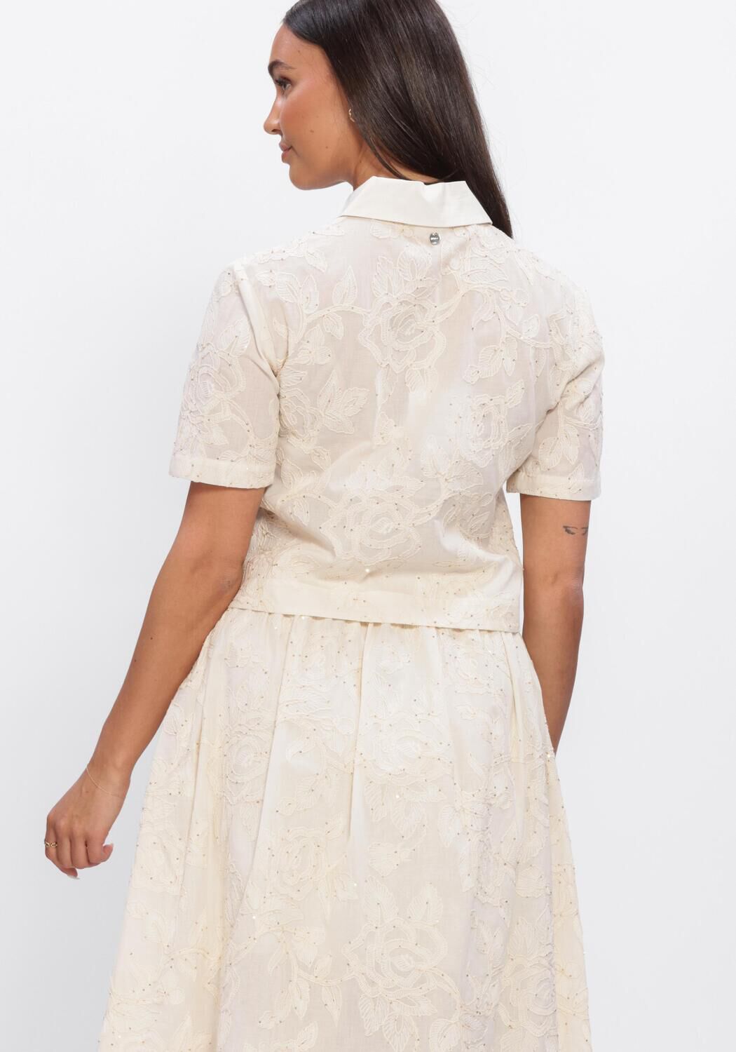 Gebroken wit LIU JO  CAMICA TS M/L - large