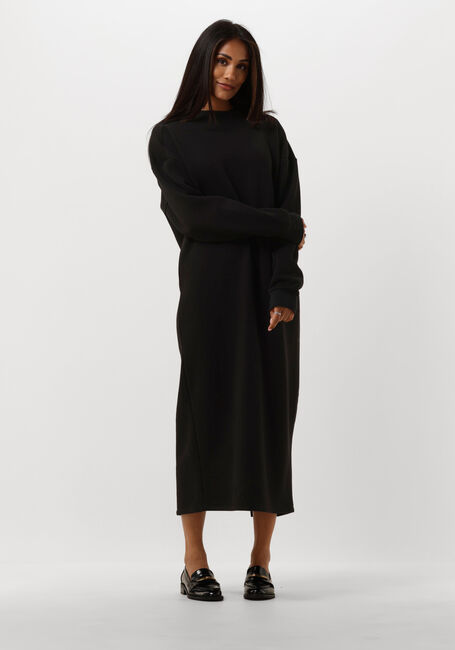 Zwarte EDITED Midi jurk CHANA DRESS - large