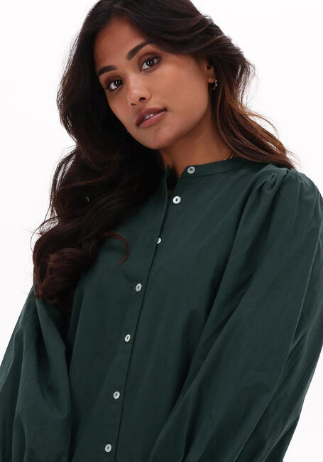Donkergroene BY-BAR  RIKKI POPLIN BLOUSE - large