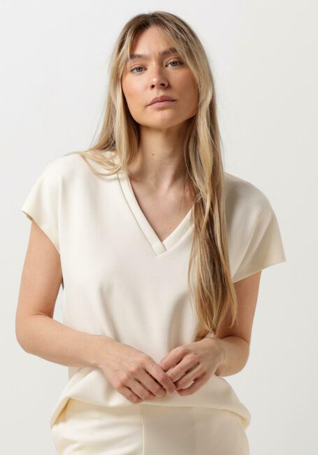 Gebroken wit AIMEE THE LABEL T-shirt INGRID - large