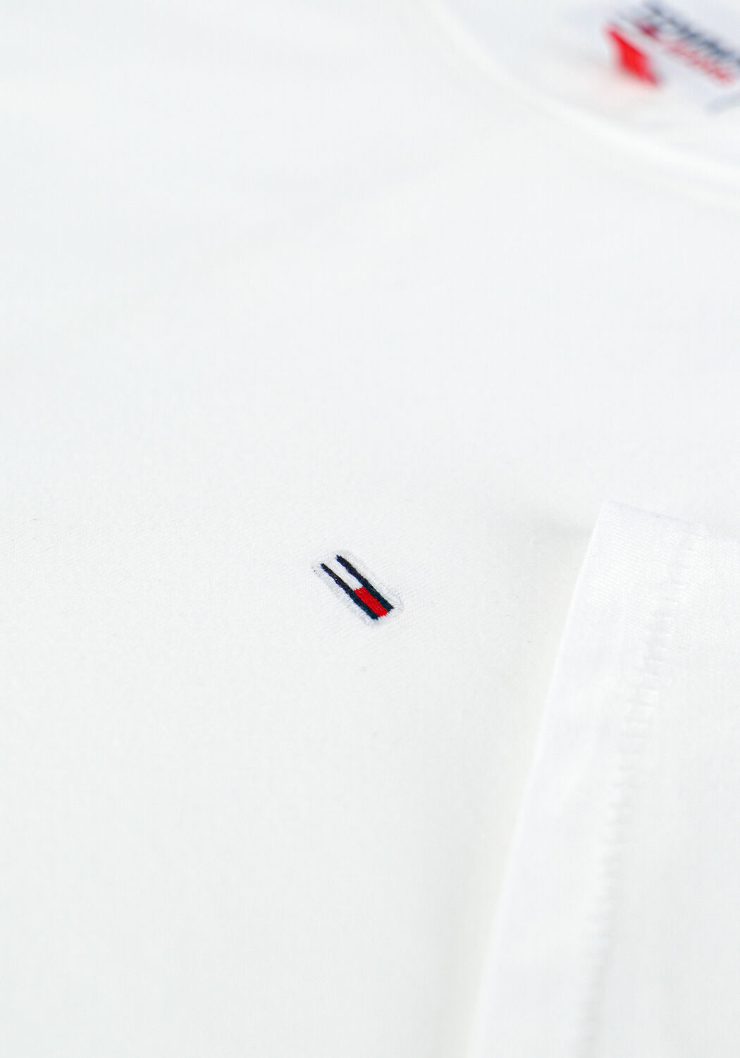 Witte TOMMY JEANS T-shirt TJM SLIM JASPE C NECK - large