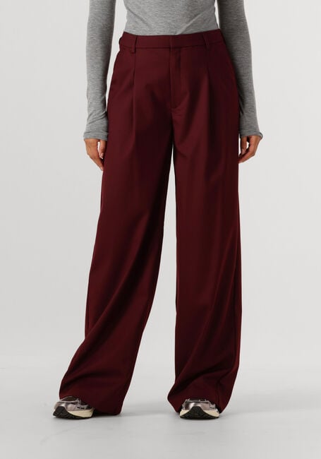 GESTUZ Pantalon large GZPAULA MW PANTS Bordeaux - large