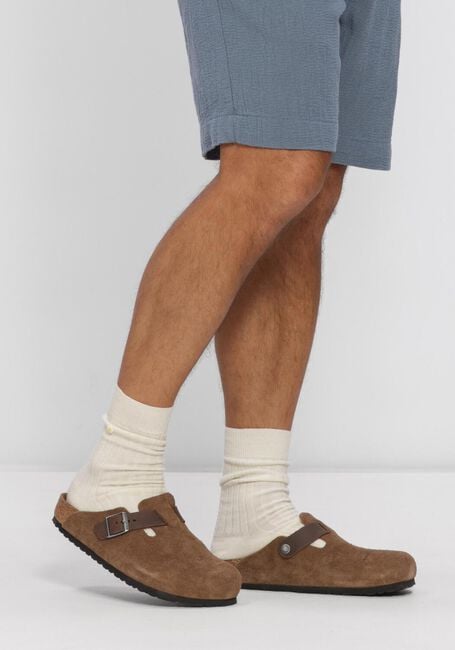 Bruine BIRKENSTOCK Instappers BOSTON BS MIXED H - large