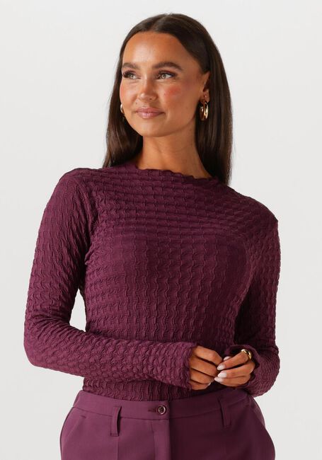 SUMMUM Haut TOP STRUCTURE JERSEY en violet - large