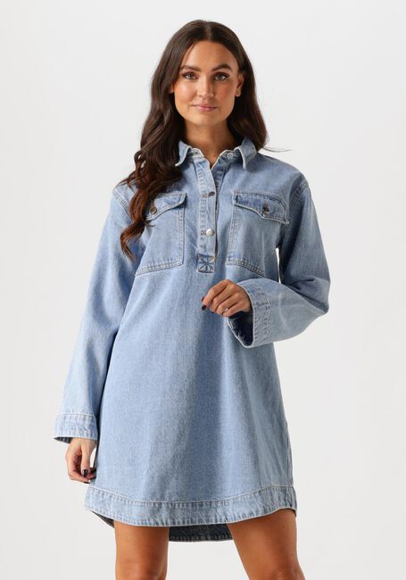 NEO NOIR Mini robe PARAS DENIM DRESS en bleu - large