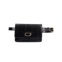 JAN JANSEN CLIMBING BELT BAG Sac banane en noir - medium