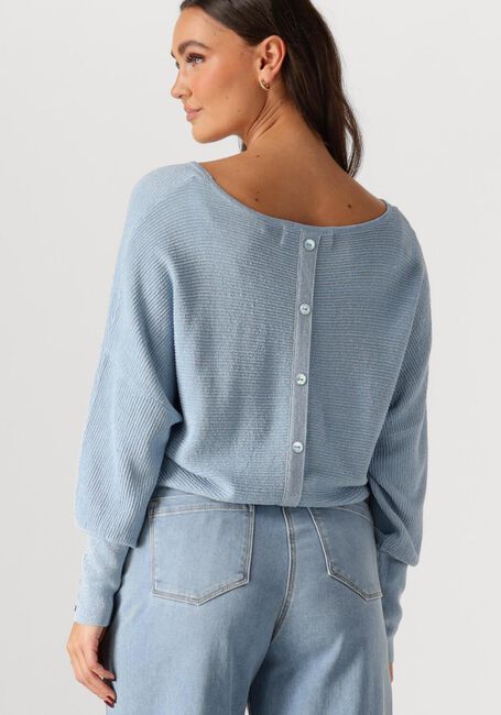 Blauwe NUKUS Trui BATWING PULLOVER LUREX - large