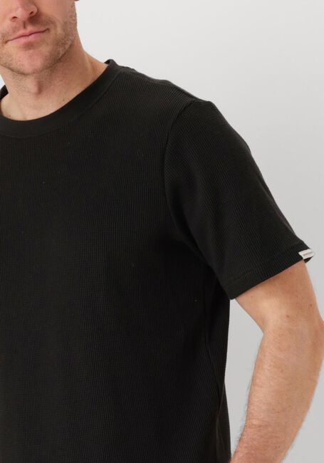 Zwarte ANERKJENDT T-shirt AKKIKI S/S WAFFLE TEE - large