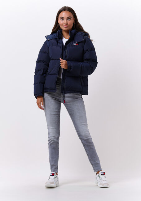 TOMMY JEANS Veste matelassé OUTERWEAR SHORT PUFF Bleu foncé - large