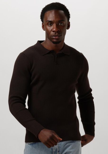 DRYKORN Polo TESUAN en marron - large