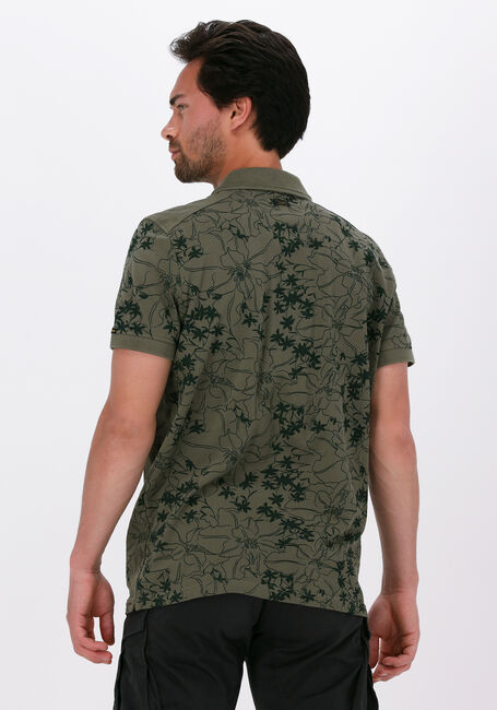 PME LEGEND Polo SHORT SLEEVE POLO LIGHT PIQUE SUSTAINABLE AOP Olive - large