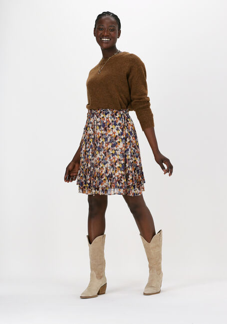 SELECTED WOMEN Pull LULU LS KNIT O-NECK B en marron - large