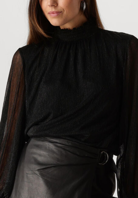 Zwarte MOS MOSH  XIMENA GLAM LS BLOUSE - large