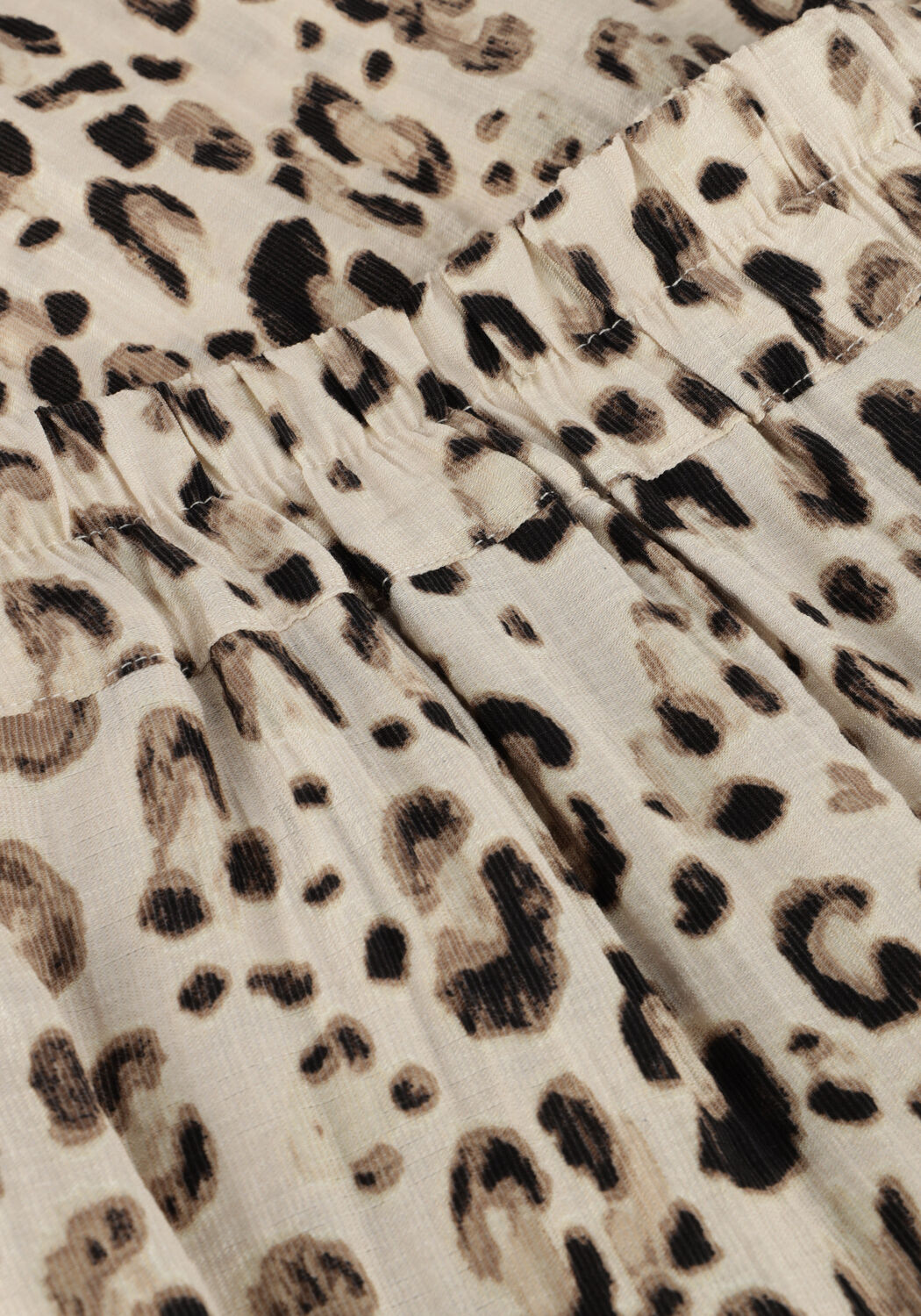 Beige MSCH COPENHAGEN Wijde broek MSCHALYONA VLORA HW PANTS AOP - large