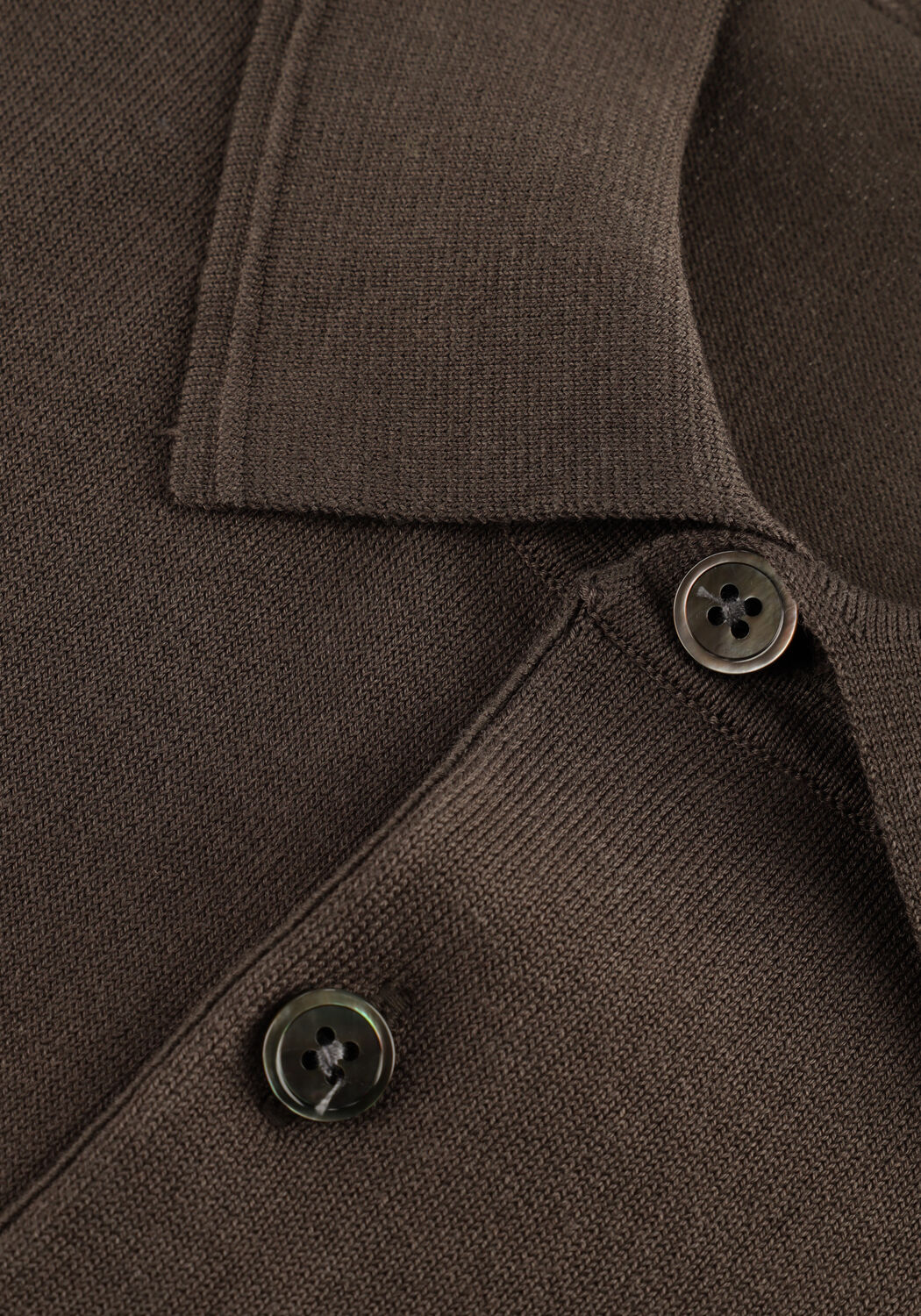 PROFUOMO Polo POLO SS LUXURY BASIC en marron - large