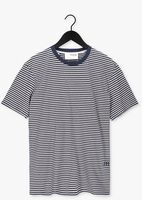 Blauwe SELECTED HOMME T-shirt SLHRELAXBUTCH STRIPE SS O-NECK