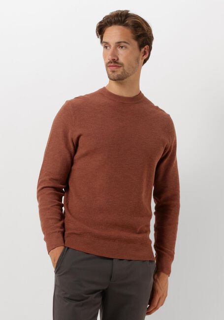 PROFUOMO Pull PULLOVER CREW NECK en marron - large