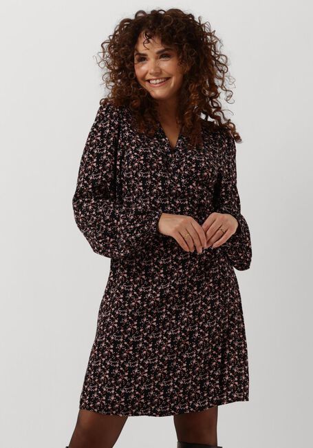 MSCH COPENHAGEN Mini robe MSCHMESSINA MOROCCO WRAP DRESS AOP en noir - large