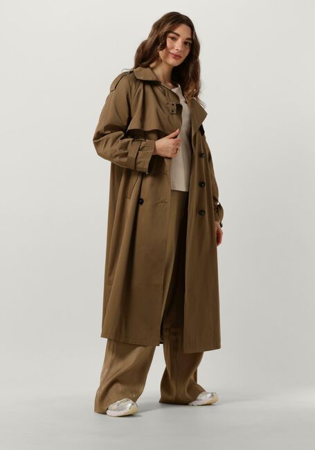 Groene SUMMUM  TRENCH COAT - large