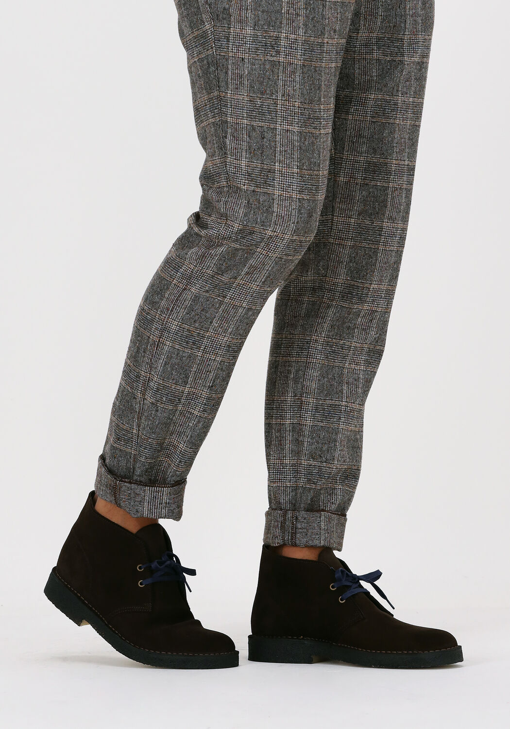 CLARKS Bottines &agrave; lacets DESERT BOOT MEN en marron  - large