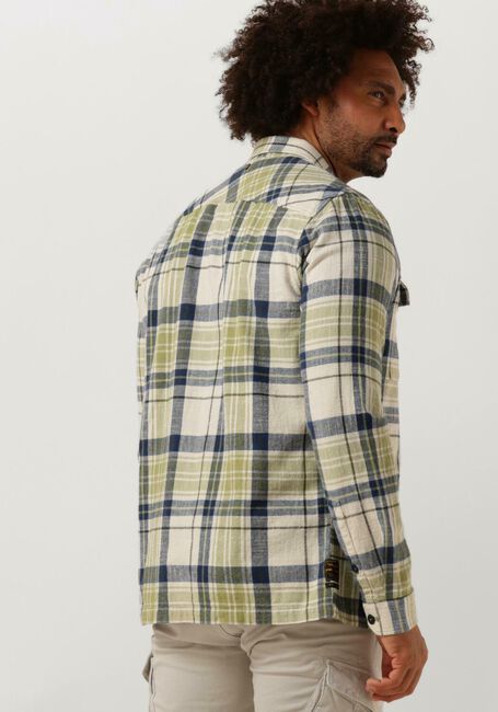 Groene PME LEGEND Casual overhemd LONG SLEEVE SHIRT CTN YD CHECK - large