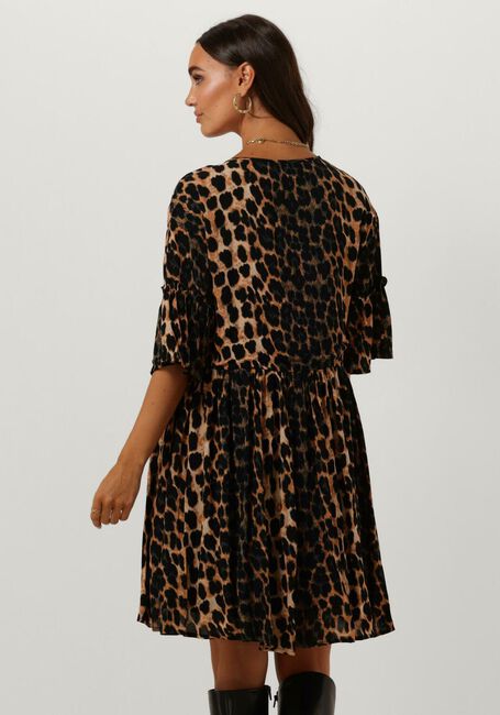 ALIX THE LABEL Mini robe LADIES WOVEN ANIMAL DRESS 1 en marron - large