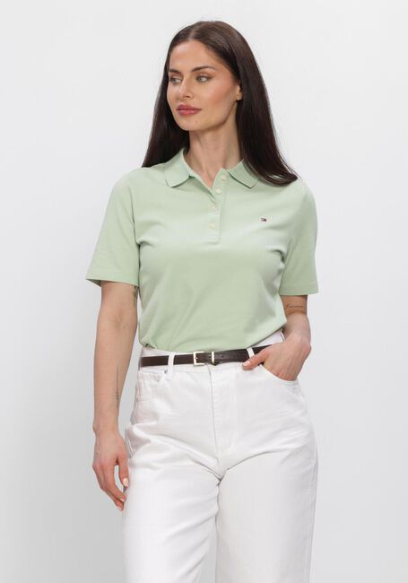 Groene TOMMY HILFIGER Polo 1985 REG PIQUE POLO - large