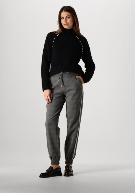 Zwarte MOS MOSH Trui ZORA BEAD HIGHNECK KNIT - large