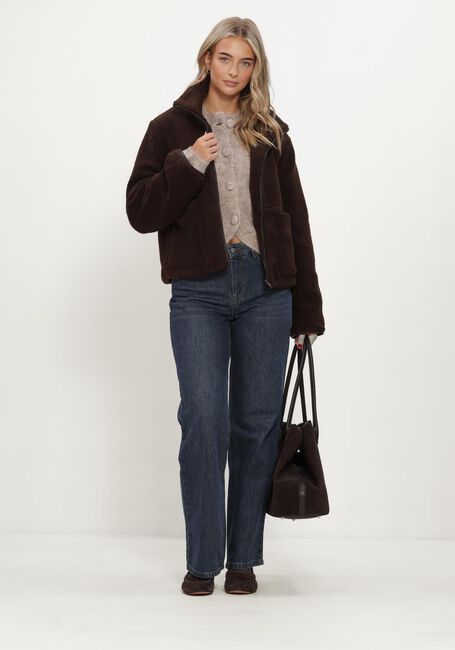 NOTRE-V Manteau Teddy NV-IELINA en marron - large