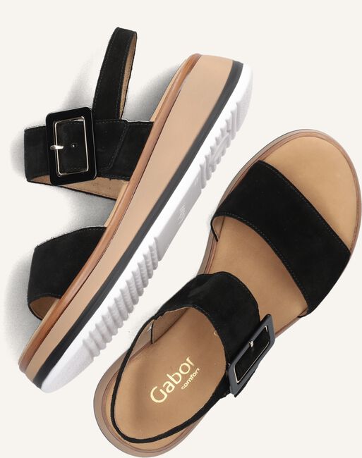 Zwarte GABOR Sandalen 744.4 Zwarte GABOR Sandalen 744.4 - large