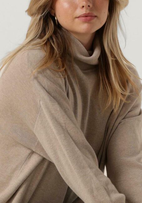 KNIT-TED Col roulé MARA Sable - large