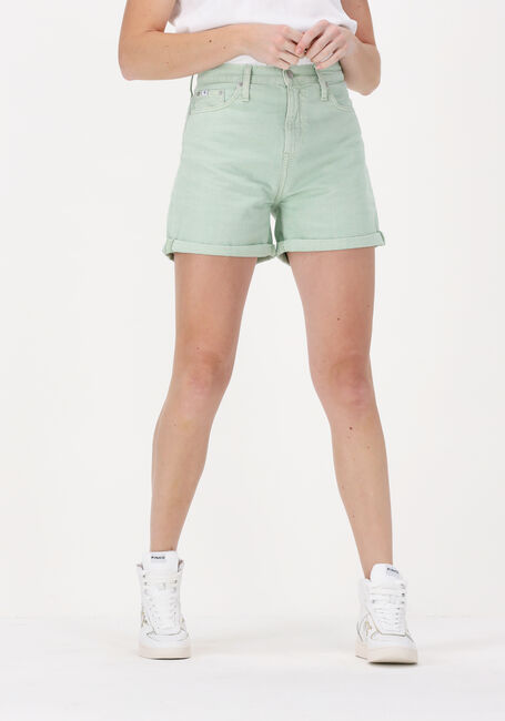 Lichtblauwe CALVIN KLEIN Jeans MOM SHORT - large