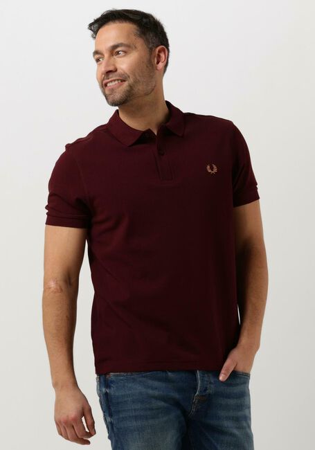 FRED PERRY Polo PLAIN FRED PERRY SHIRT Bordeaux - large